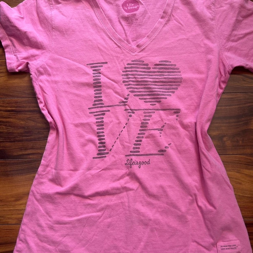 Pink preppy life is good t shirt